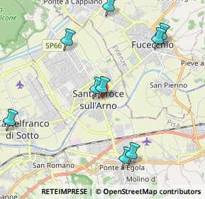 Mappa Viale A. Gramsci, 56029 Santa Croce sull'Arno PI, Italia (2.79273)