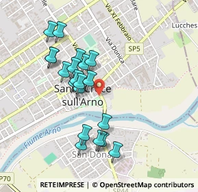 Mappa Viale A. Gramsci, 56029 Santa Croce sull'Arno PI, Italia (0.4375)