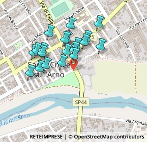 Mappa Viale A. Gramsci, 56029 Santa Croce sull'Arno PI, Italia (0.1995)