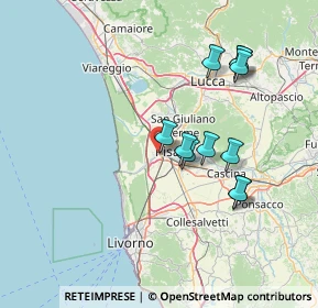Mappa Via II Settembre, 56122 Pisa PI, Italia (13.85182)