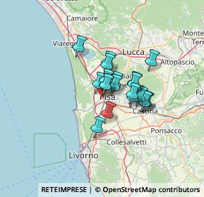 Mappa Via II Settembre, 56122 Pisa PI, Italia (8.3935)