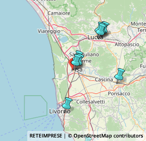 Mappa Via II Settembre, 56122 Pisa PI, Italia (18.91833)