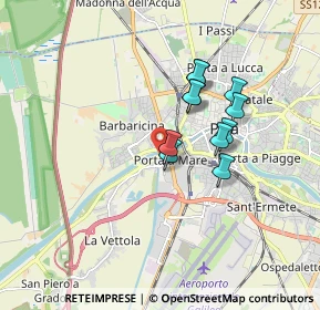 Mappa Via II Settembre, 56122 Pisa PI, Italia (1.37)