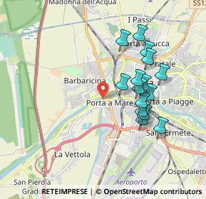 Mappa Via II Settembre, 56122 Pisa PI, Italia (1.75867)