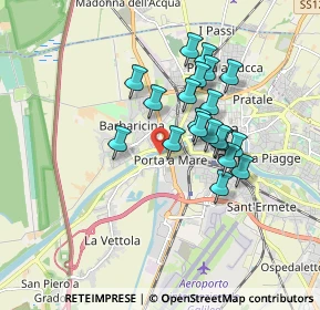 Mappa Via II Settembre, 56122 Pisa PI, Italia (1.4825)