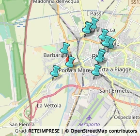 Mappa Via II Settembre, 56122 Pisa PI, Italia (1.6475)