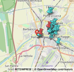 Mappa Via II Settembre, 56122 Pisa PI, Italia (1.5255)
