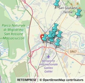 Mappa Via II Settembre, 56122 Pisa PI, Italia (3.39)