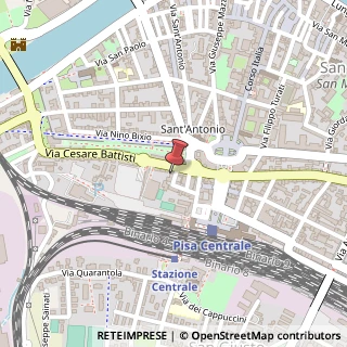 Mappa Via Alfredo Catalani, 37, 56125 Pisa, Pisa (Toscana)