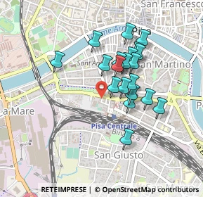 Mappa Via Alfredo Catalani, 56125 Pisa PI, Italia (0.3775)