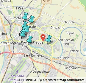 Mappa 56124 Pisa PI, Italia (1.70455)