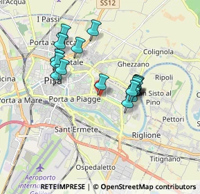 Mappa 56124 Pisa PI, Italia (1.59789)