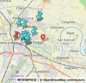 Mappa 56124 Pisa PI, Italia (1.91667)