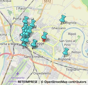 Mappa 56124 Pisa PI, Italia (1.75765)