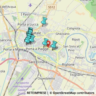 Mappa 56124 Pisa PI, Italia (1.70938)