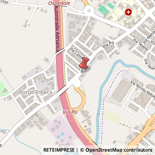 Mappa Via Po, 125, 60019 Senigallia, Ancona (Marche)