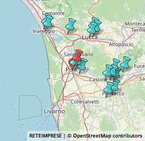 Mappa Ponte della Vittoria, 56121 Pisa PI, Italia (15.41)