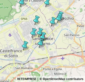 Mappa Largo Galileo Galilei, 56029 Santa Croce sull'Arno PI, Italia (1.75727)