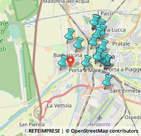 Mappa 56122 Pisa PI, Italia (1.73824)