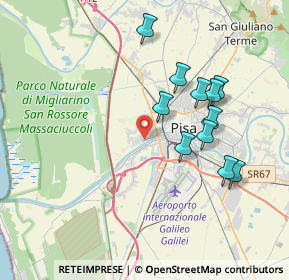 Mappa 56122 Pisa PI, Italia (3.65273)