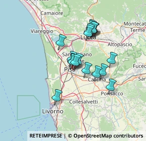 Mappa Galleria Giovan Battista Gerace, 56124 Pisa PI, Italia (11.04105)