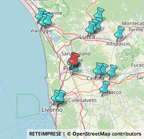 Mappa Galleria Giovan Battista Gerace, 56124 Pisa PI, Italia (15.4355)