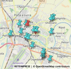 Mappa Galleria Giovan Battista Gerace, 56124 Pisa PI, Italia (1.93833)