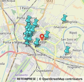 Mappa Galleria Giovan Battista Gerace, 56124 Pisa PI, Italia (1.51353)