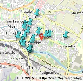 Mappa Galleria Giovan Battista Gerace, 56124 Pisa PI, Italia (0.832)