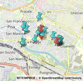 Mappa Galleria Giovan Battista Gerace, 56124 Pisa PI, Italia (0.6775)