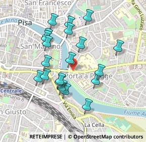 Mappa Piazza Caduti Divisione Acqui Cefalonia, 56124 Pisa PI, Italia (0.4475)