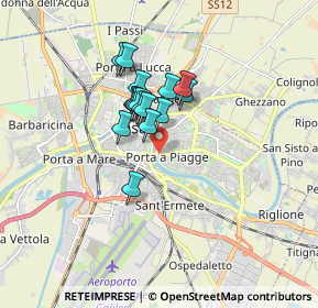 Mappa Piazza Caduti Divisione Acqui Cefalonia, 56124 Pisa PI, Italia (1.18625)