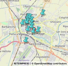 Mappa Piazza Caduti Divisione Acqui Cefalonia, 56124 Pisa PI, Italia (1.23867)