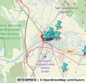 Mappa Via Quarantola, 56122 Pisa PI, Italia (3.12273)