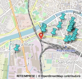 Mappa Via Quarantola, 56122 Pisa PI, Italia (0.5995)