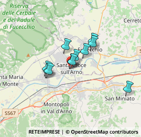 Mappa Via Turi, 56029 Santa Croce sull'Arno PI, Italia (2.40182)