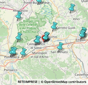 Mappa Via Turi, 56029 Santa Croce sull'Arno PI, Italia (8.5985)