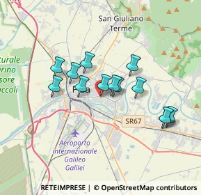 Mappa Galleria Marco Tangheroni, 56124 Pisa PI, Italia (2.98)