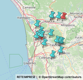 Mappa Galleria Marco Tangheroni, 56124 Pisa PI, Italia (11.43125)