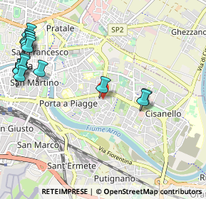 Mappa Galleria Marco Tangheroni, 56124 Pisa PI, Italia (1.49938)