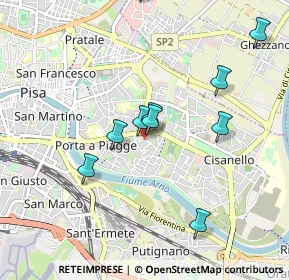Mappa Galleria Marco Tangheroni, 56124 Pisa PI, Italia (1.09667)