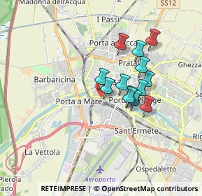 Mappa Via Cesare Battisti, 56125 Pisa PI, Italia (1.35769)
