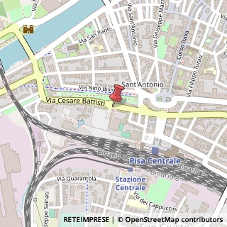Mappa Via Cesare Battisti, 55, 56125 Pisa, Pisa (Toscana)