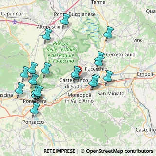 Mappa Via del Salice, 56022 Castelfranco di Sotto PI, Italia (8.7765)