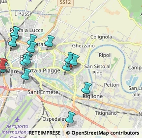 Mappa Via Vittorio Frascani, 56124 Pisa PI, Italia (2.52941)