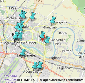Mappa Via Vittorio Frascani, 56124 Pisa PI, Italia (2.25)