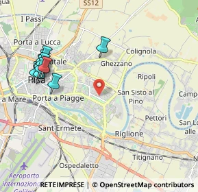 Mappa Via Vittorio Frascani, 56124 Pisa PI, Italia (2.42091)