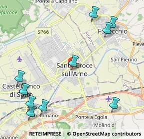 Mappa Piazza Giacomo Matteotti, 56029 Santa Croce sull'Arno PI, Italia (2.86182)