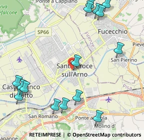 Mappa Via Giovanni Lami, 56029 Santa Croce sull'Arno PI, Italia (2.84733)