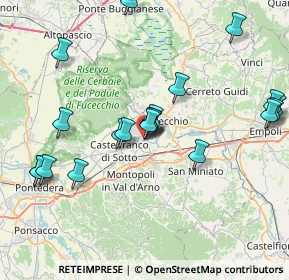 Mappa Via Giovanni Lami, 56029 Santa Croce sull'Arno PI, Italia (8.6025)